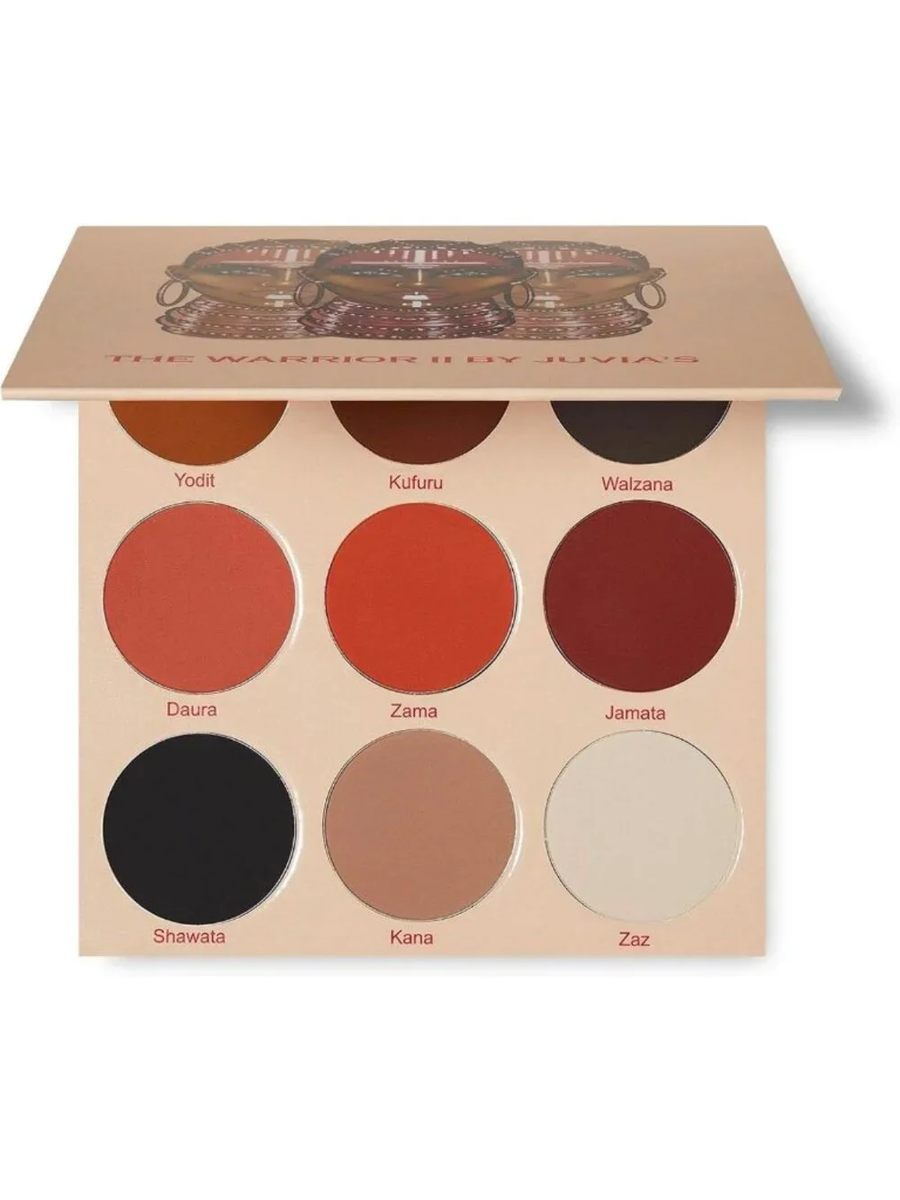 Vibrant 9-Color Eyeshadow Palette - Highly Pigmented Makeup for Bold Looks